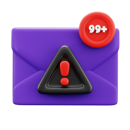 Spam Mail  3D Icon