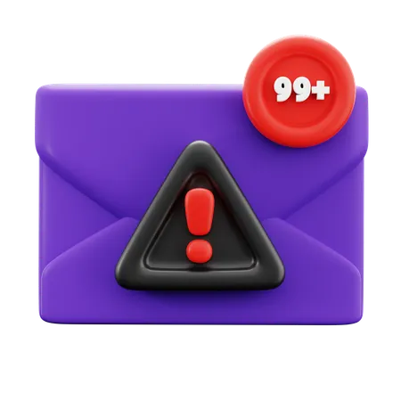 Spam Mail  3D Icon