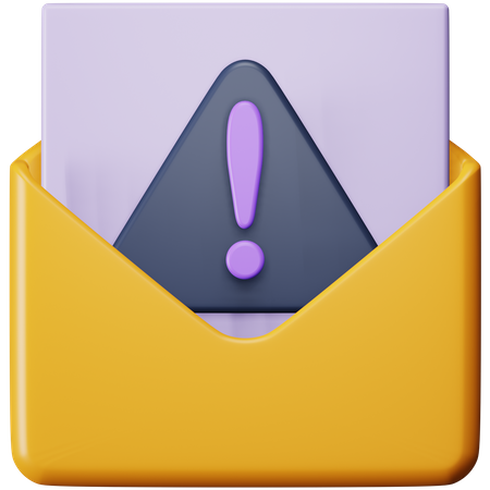 Spam Mail  3D Icon