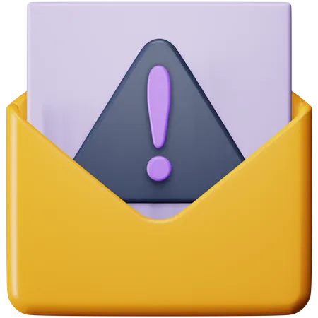 Spam Mail  3D Icon