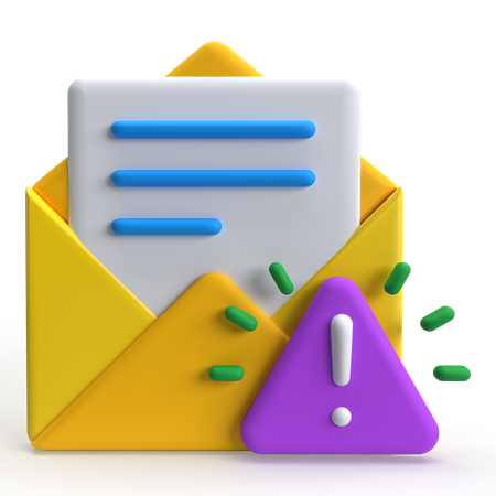 Spam Mail  3D Icon