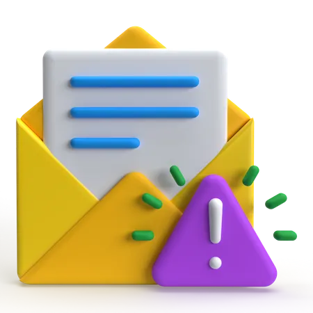 Spam Mail  3D Icon