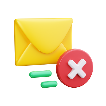 Spam Mail  3D Icon