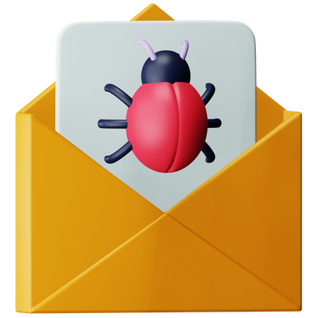 Spam Mail  3D Icon