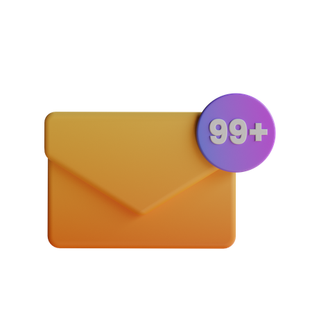 Spam Mail  3D Icon