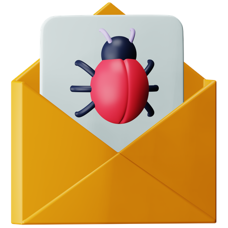 Spam Mail  3D Icon