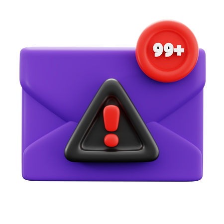 Spam Mail  3D Icon