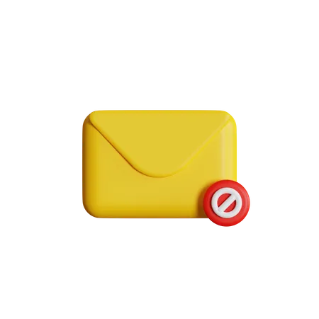 Spam-Mails  3D Icon