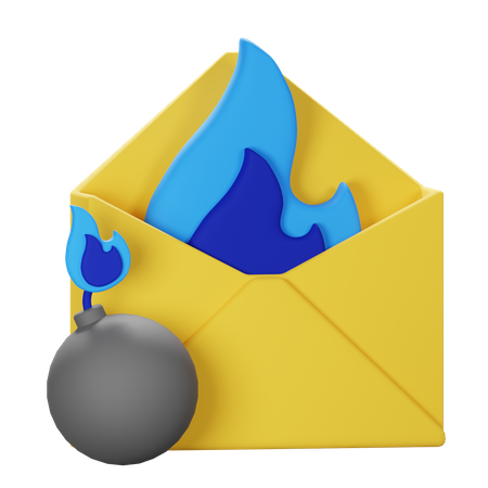 Spam Mail 3D Icon