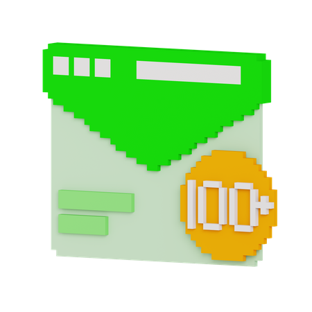 Spam Mail  3D Icon