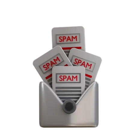 E-mail spam  3D Icon
