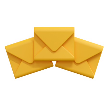 Spam mail message  3D Icon