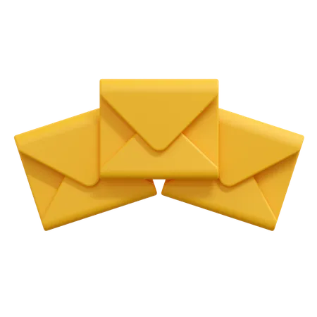 Spam mail message  3D Icon