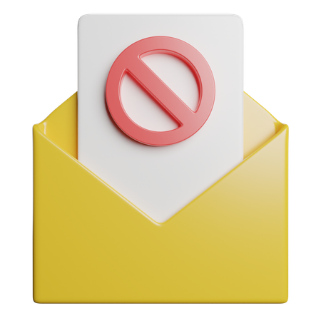 Spam-Mails  3D Icon