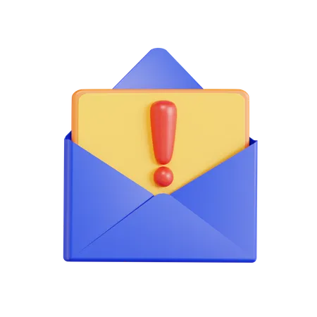 Spam-Nachrichten  3D Icon