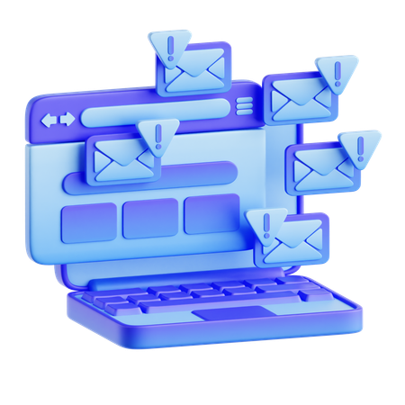 Spam Popup  3D Icon