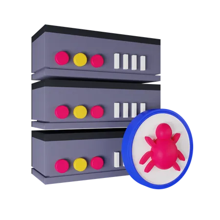 Spam Server 3 D Icon Contains PNG BLEND GLTF And OBJ Files 3D Icon