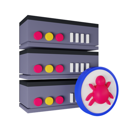 Spam server  3D Icon