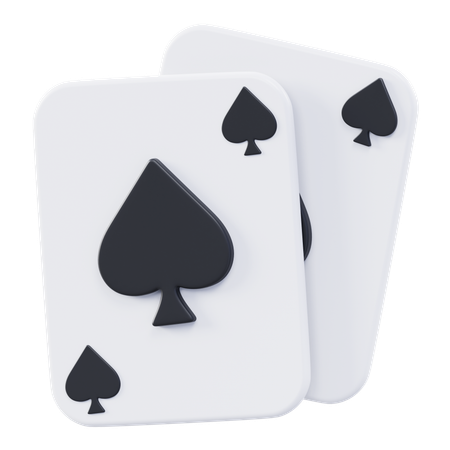 Spandes Poker Card  3D Icon