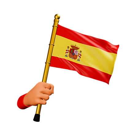 Spanien flagge  3D Icon