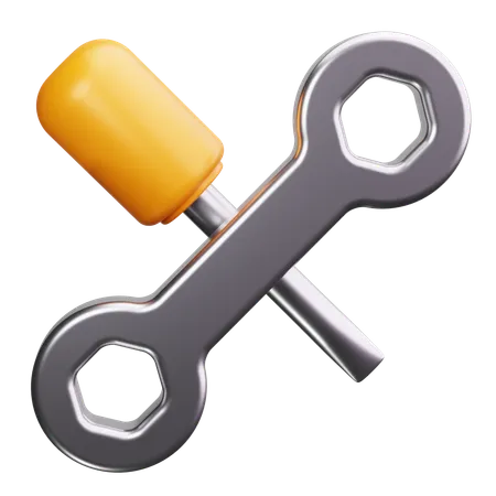 Spanner  3D Icon