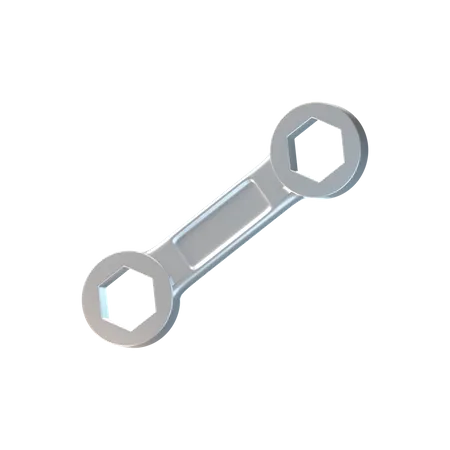 Spanner And Wrench  3D Icon