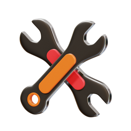 Spanner Wrench  3D Icon