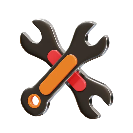 Spanner Wrench  3D Icon