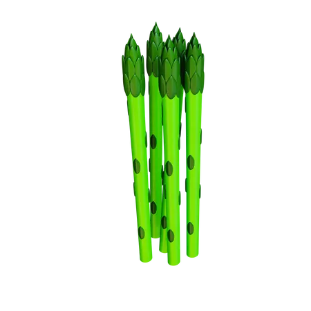 Spargel  3D Icon