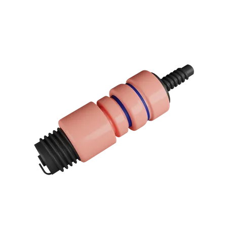Spark Plug 3 D Contains PNG BLEND GLTF And OBJ Files 3D Icon