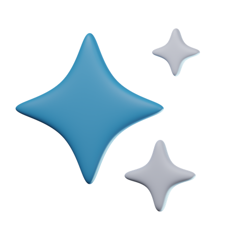 Sparkle Design 3D Icon