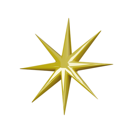 Sparkle effect  3D Icon