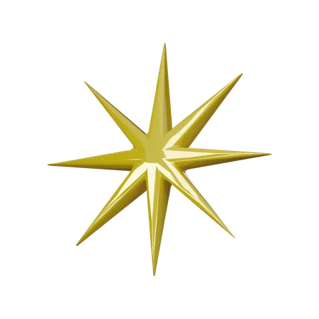 Sparkle effect  3D Icon