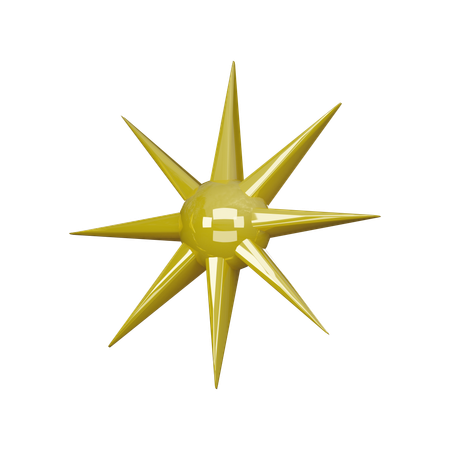 Sparkle effect  3D Icon