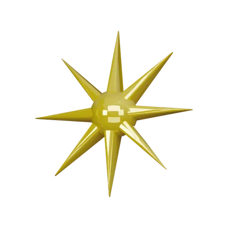 Sparkle effect  3D Icon