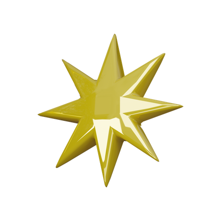 Sparkle effect  3D Icon