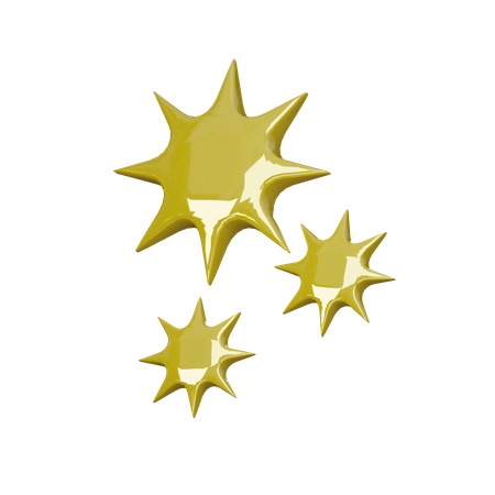 Sparkle effect  3D Icon