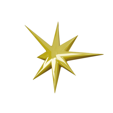 Sparkle effect  3D Icon