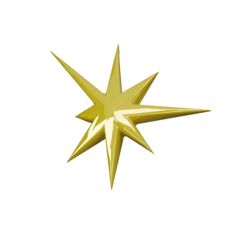 Sparkle effect  3D Icon