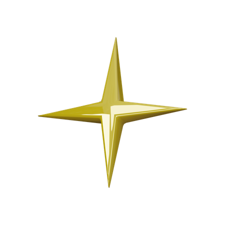 Sparkle effect  3D Icon