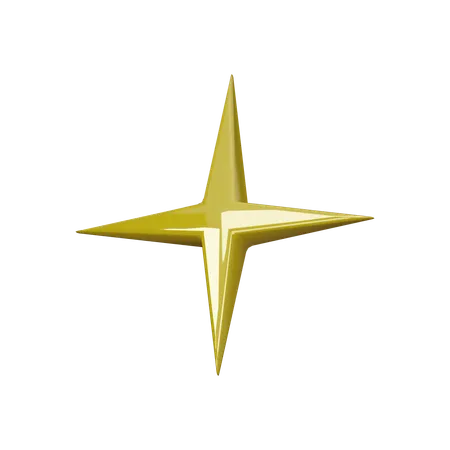 Sparkle effect  3D Icon