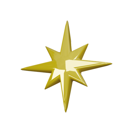 Sparkle effect  3D Icon