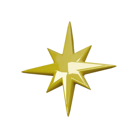 Sparkle effect  3D Icon