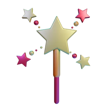 Sparkler  3D Illustration