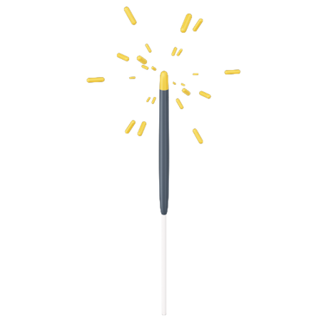 Sparklers  3D Icon