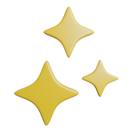 Sparkles  3D Icon