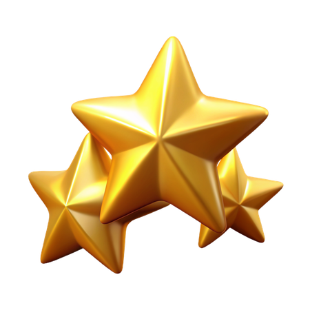 Sparkling Stars  3D Icon
