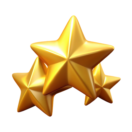 Sparkling Stars  3D Icon