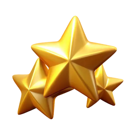Sparkling Stars  3D Icon