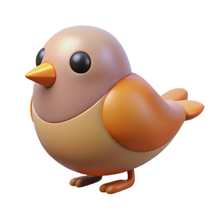 Sparrow  3D Icon